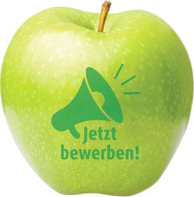 Apfel grün Jetzt bewerben! - inkl. LogoFrucht Druck