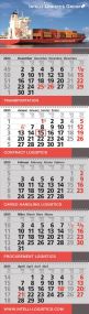 5-Monats-Wandkalender Exclusiv 5, 4-spachig als Werbeartikel