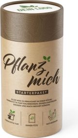 Pferdeapfel Pflanz mich Starterset mit Sticker als Werbeartikel