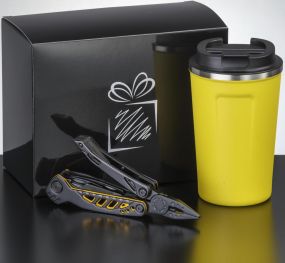 Reiseset II: Nordic Kaffeebecher und Optima Titanium Multitool