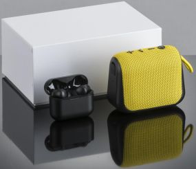 Audio Set Zwei: Bluetooth-Lautsprecher und Dynamic-Kopfhörer