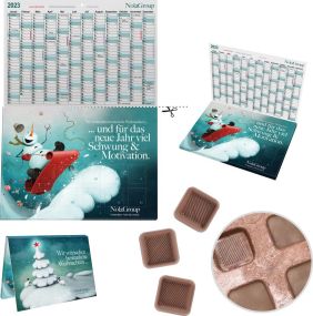 reinpapier® A5-Cover Adventskalender als Werbeartikel