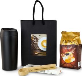 Präsenteset: Kaffee Deluxe als Werbeartikel