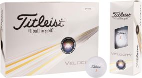 Golfball Titleist Velocity - inkl. Druck