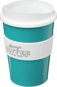 Americano® Medio 300 ml Becher mit Schutzring als Werbeartikel