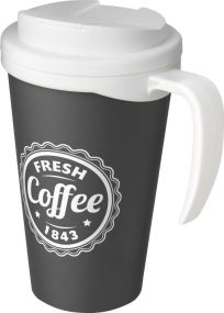 Americano® Grande 350 ml Isolierbecher mit auslaufsicherem Schraubverschluss als Werbeartikel