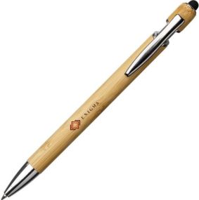 Luca Touch Bamboo stylus pen als Werbeartikel