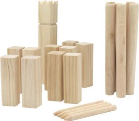 Kingdom Kubb Outdoor Game Spiel als Werbeartikel