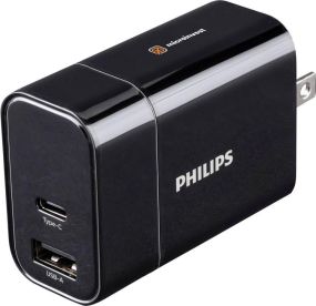 Philips Travel Charger Ladegerät für unterwegs als Werbeartikel