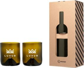 Rebottled Short Tumbler 2-pack Trinkgläsern