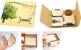 Pflanzsteckbox für den Briefversand als Werbeartikel