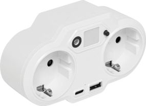 Usb-Adapter-Stecker-Netzteil Mit Nachtlicht Endless Power Night als Werbeartikel