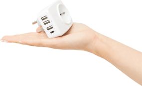 Usb-Adapter-Stecker-Netzteil Endless Power Pro als Werbeartikel