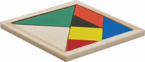 Holz-Puzzle Tangram Base als Werbeartikel