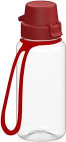 Trinkflasche School, 400 ml, inkl. Strap als Werbeartikel