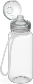 Trinkflasche Sports, 400 ml, inkl. Strap als Werbeartikel