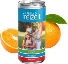 Orangensaft, 200 ml (Pfandfrei, Export) als Werbeartikel