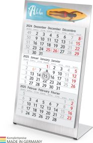 Aufstellkalender Desktop 3 Steel Desktop 3 Steel