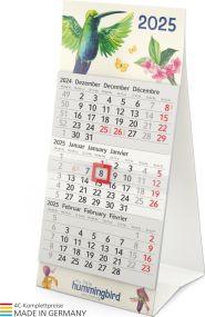 Tisch-Kalender Mini 3 green+blue