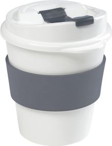 Bio Coffee to go Becher Gusto 200ml mit Soft-Manschette als Werbeartikel