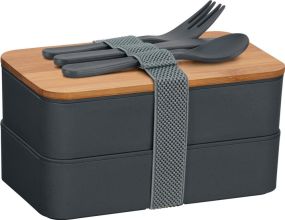 Doppel-Lunchbox ECO L1 als Werbeartikel