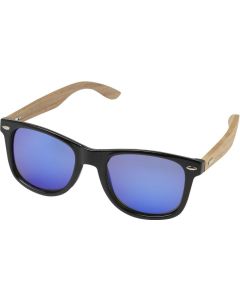 Hiru verspiegelte polarisierte Sonnenbrille aus rPET/Holz in Geschenkbox