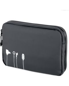 TROIKA Kabeltasche Black Tech Pouch 2