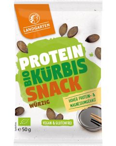 Landgarten Bio Protein Kürbis Snack Würzig 50g