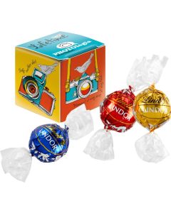 Mini Promo-Würfel mit Lindt Lindor Kugel Mix