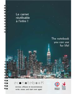 EcoNotebook NA4 wiederverwendbares Notizbuch mit Standardcover