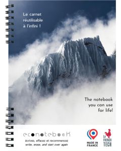 EcoNotebook NA4 wiederverwendbares Notizbuch mit Premiumcover