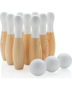 Kegel-Set aus Holz