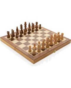 Faltbares Schachspiel aus Holz