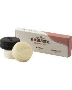 Unwaste Soap Set Seife, Peeling und Shampoo