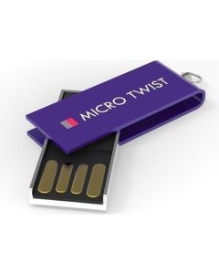 USB Stick Micro Twist Purple, 16 GB Premium