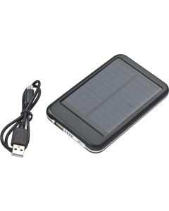 Solar Powerbank aus Metall mit 4.000 mAh