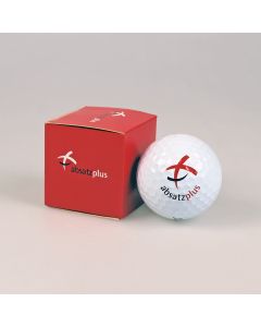 1er Golfball Verpackung, außen individuell gestaltet - ohne Golfball