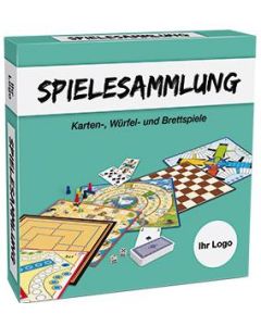 Spielesammlung in Stülpdeckelschachtel - inkl. Druck