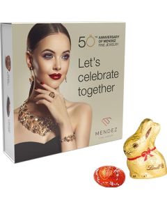 Lindt Präsent Ostern - Kartonage nach Wahl - inkl. Druck