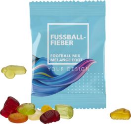 Fruchtgummi 10g Tüten - Fußballfieber als Werbeartikel