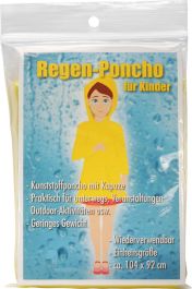 Regen-Poncho für Kinder als Werbeartikel