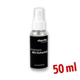 Handdesinfektionsmittel 50ml - in praktischer Pumpspray Flasche als Werbeartikel