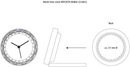 Weltzeituhr Reflects Dubai als Werbeartikel