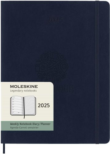 Moleskine Softcover 12 Monate Wochenkalender XL als Werbeartikel