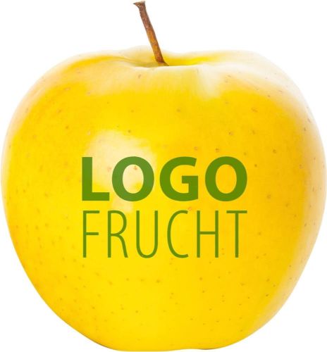 LogoFrucht Apfel - inkl. 1c LogoFrucht Druck als Werbeartikel