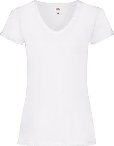 Ladies Valueweight V-Neck T als Werbeartikel