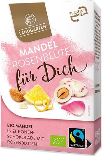 Landgarten Bio Mandel Rosenblüte Für Dich 90g als Werbeartikel