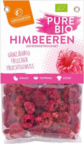 Landgarten Pure Bio Himbeeren 20g als Werbeartikel