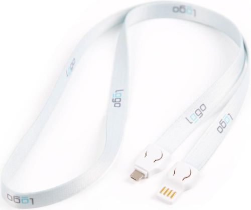 Lanyard Kabel 2in1 - inkl. Digitaldruck als Werbeartikel