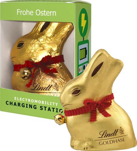 Lindt & Sprüngli „Osterhase“ in Verschenkbox als Werbeartikel